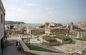 Nessebar - remains of the ancient fortification walls 